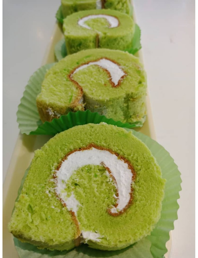 Pandan Cream roll Pandan Cream roll